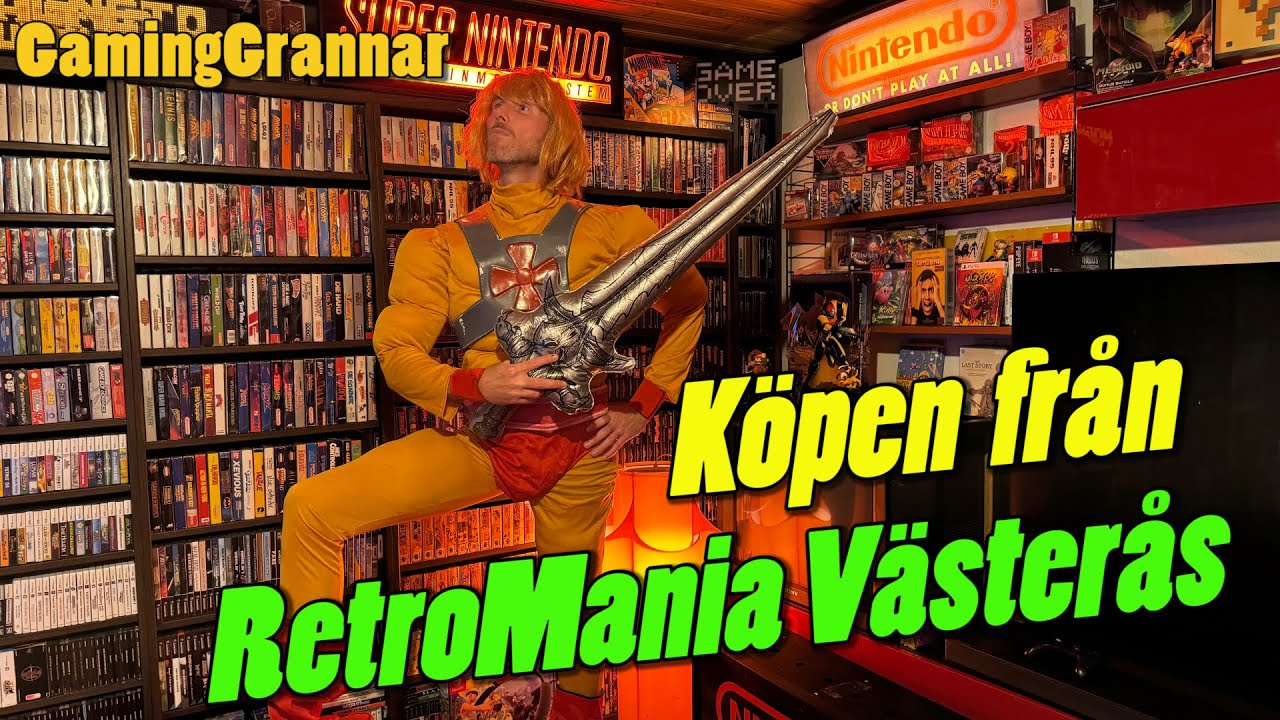Alla pickups från RetroMania i Västerås!  -  DAVE som He-Man?
