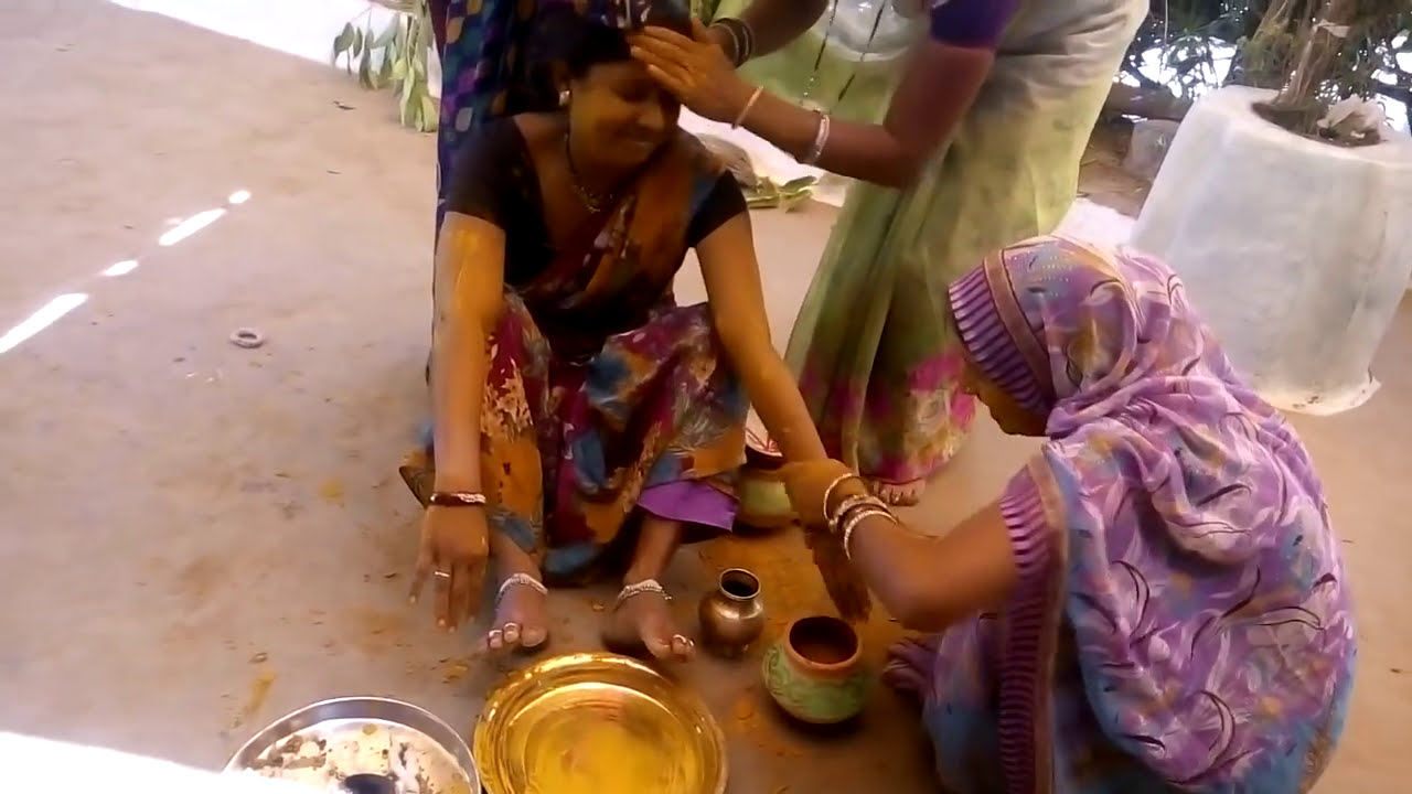 Pooja ki shadi me haldi rashm