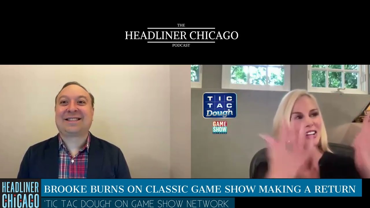 Brooke Burns interview on Tic Tac Dough on Game Show Network - first time on TV since 1990