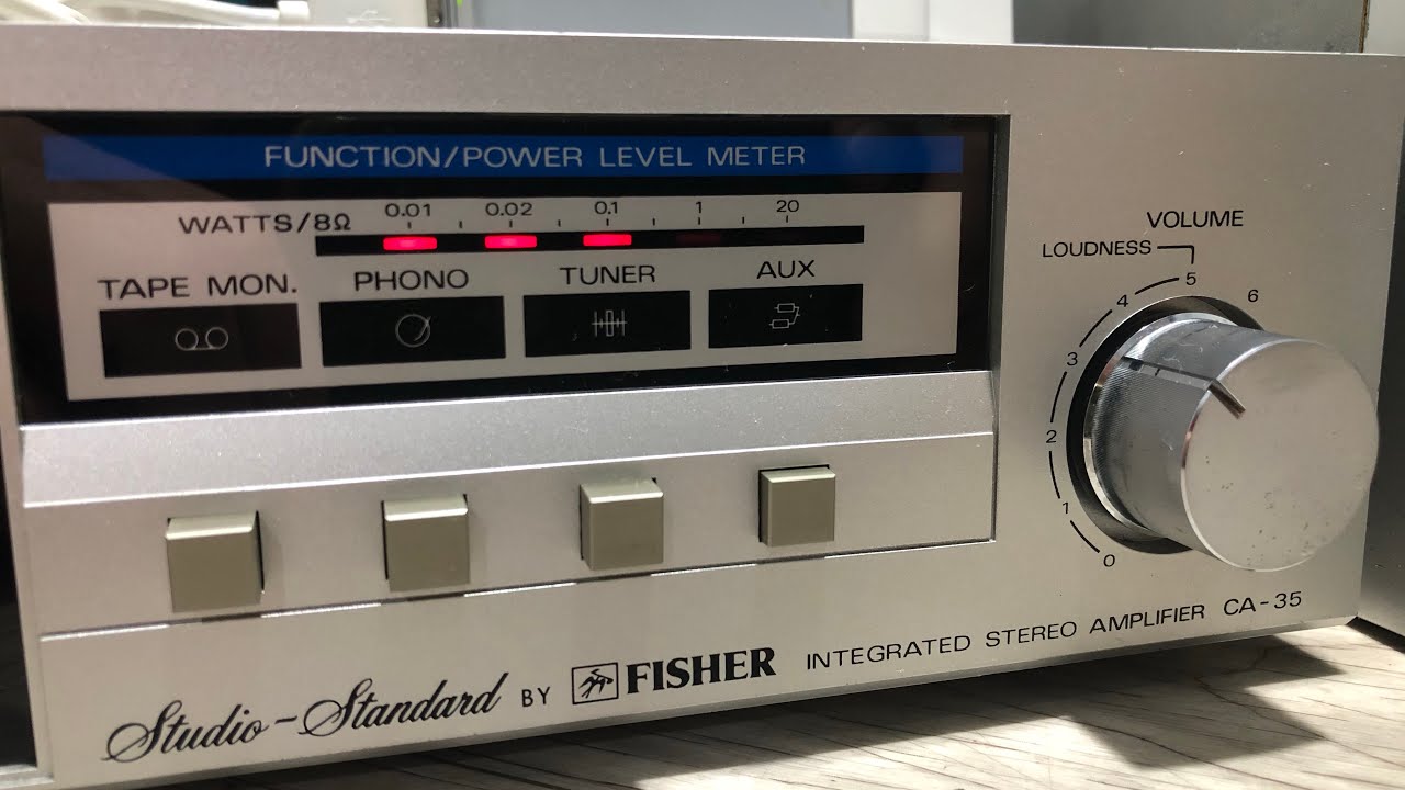 FISHER CA-35 amfi amplifier PART 2  /  BÖLÜM 2 repair maintenance