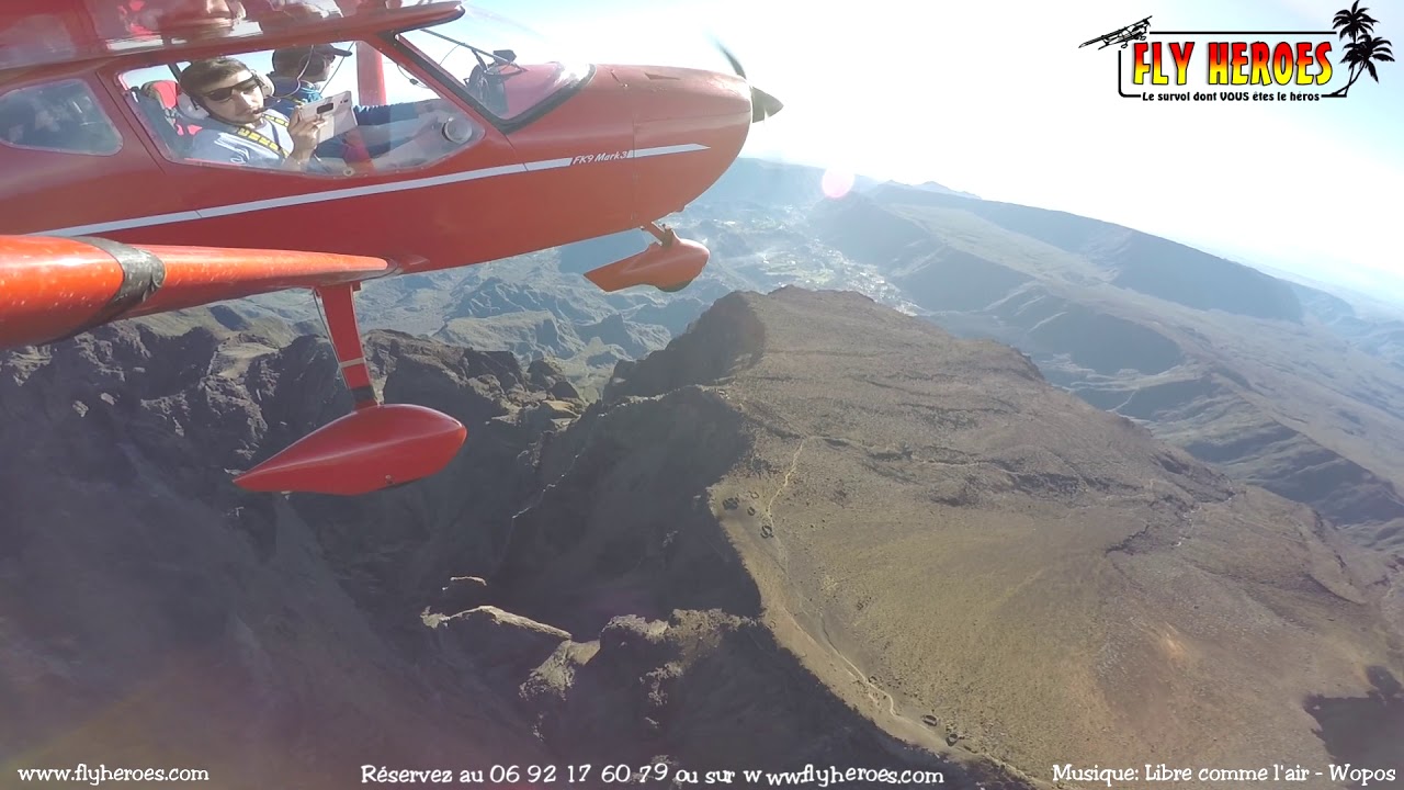 Survol ULM ile de la R&eacute;union Neil