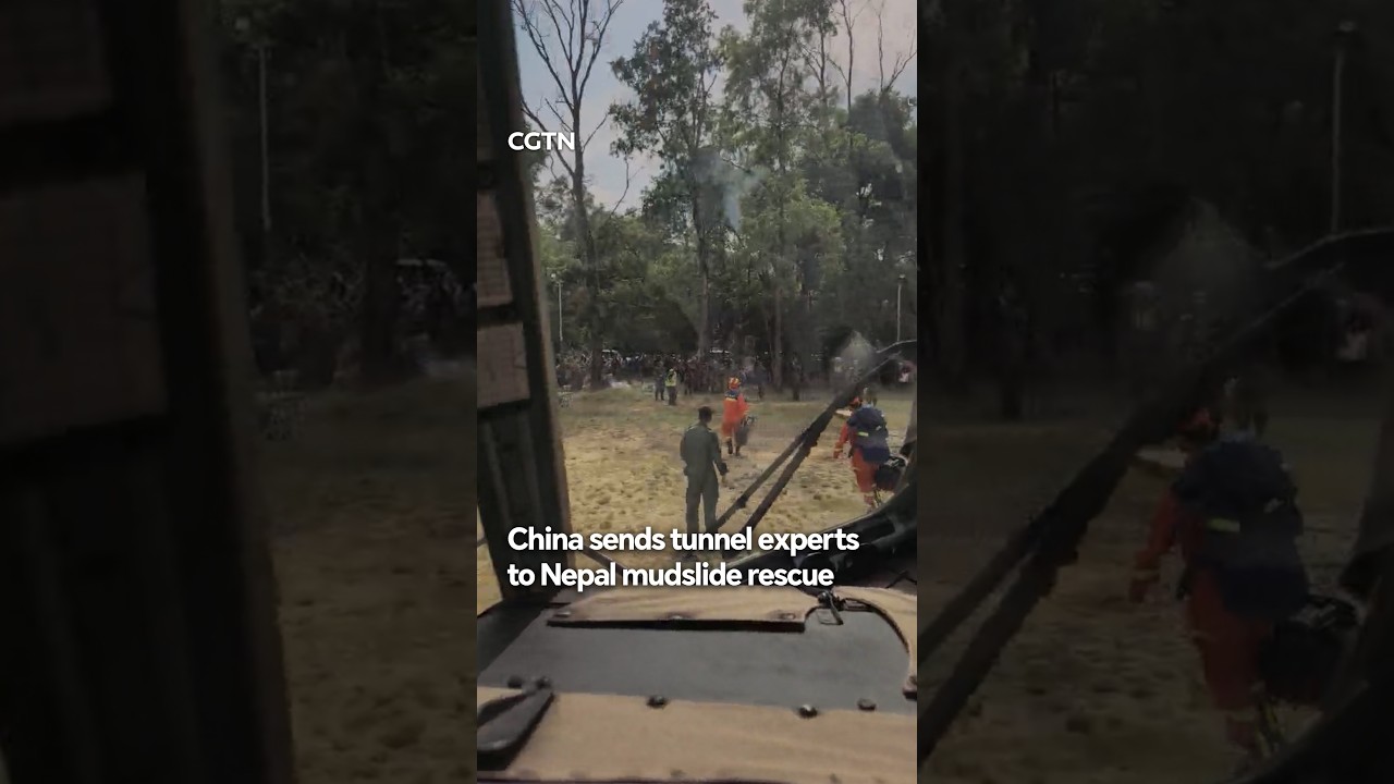 China sends tunnel experts to Nepal mudslide rescue #worldnow