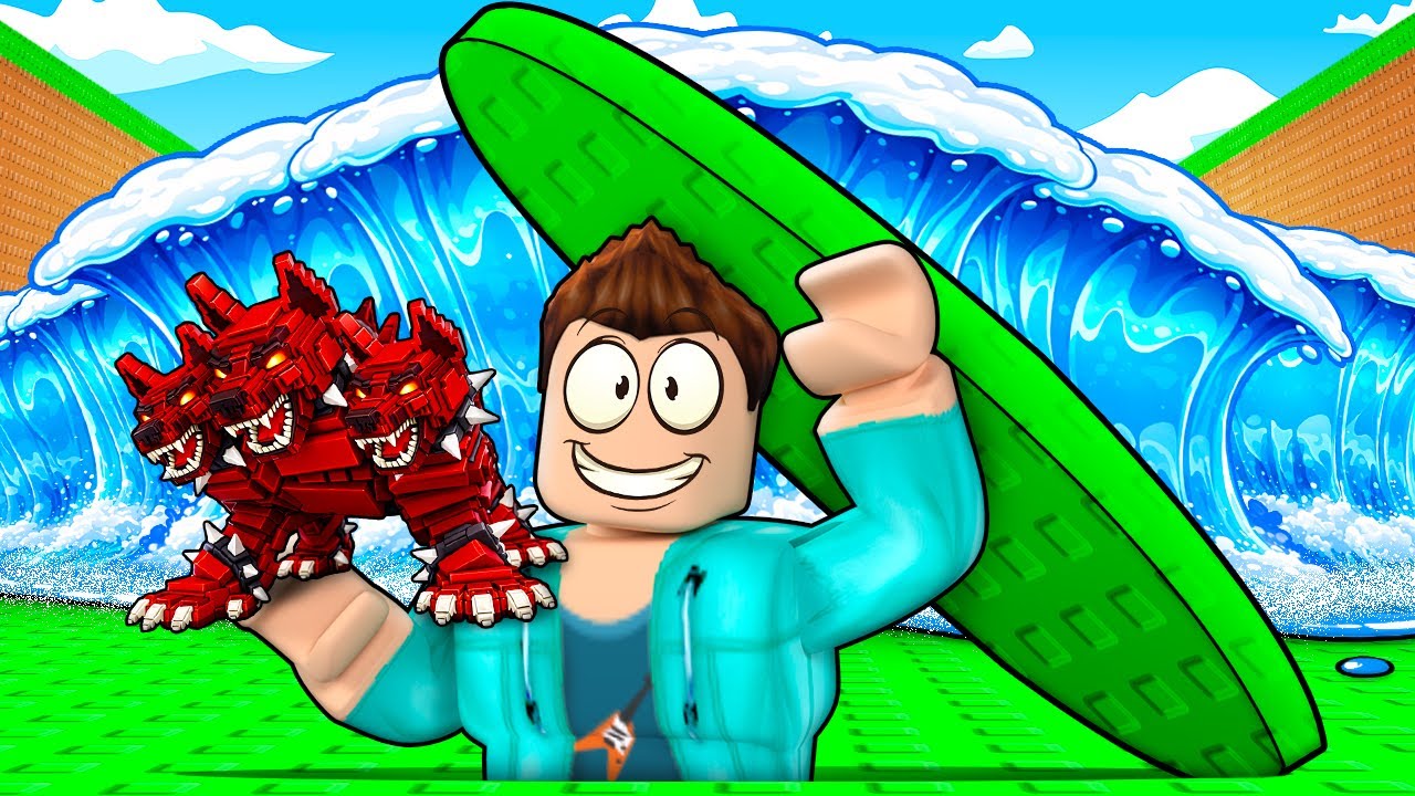 I FOUND OP SECRET ROOM IN ESCAPE TSUNAMI IN ROBLOX !!