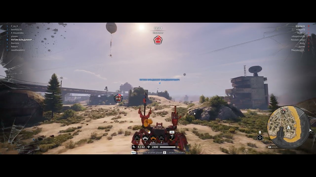 Toxic Player in Crossout losing on purpose