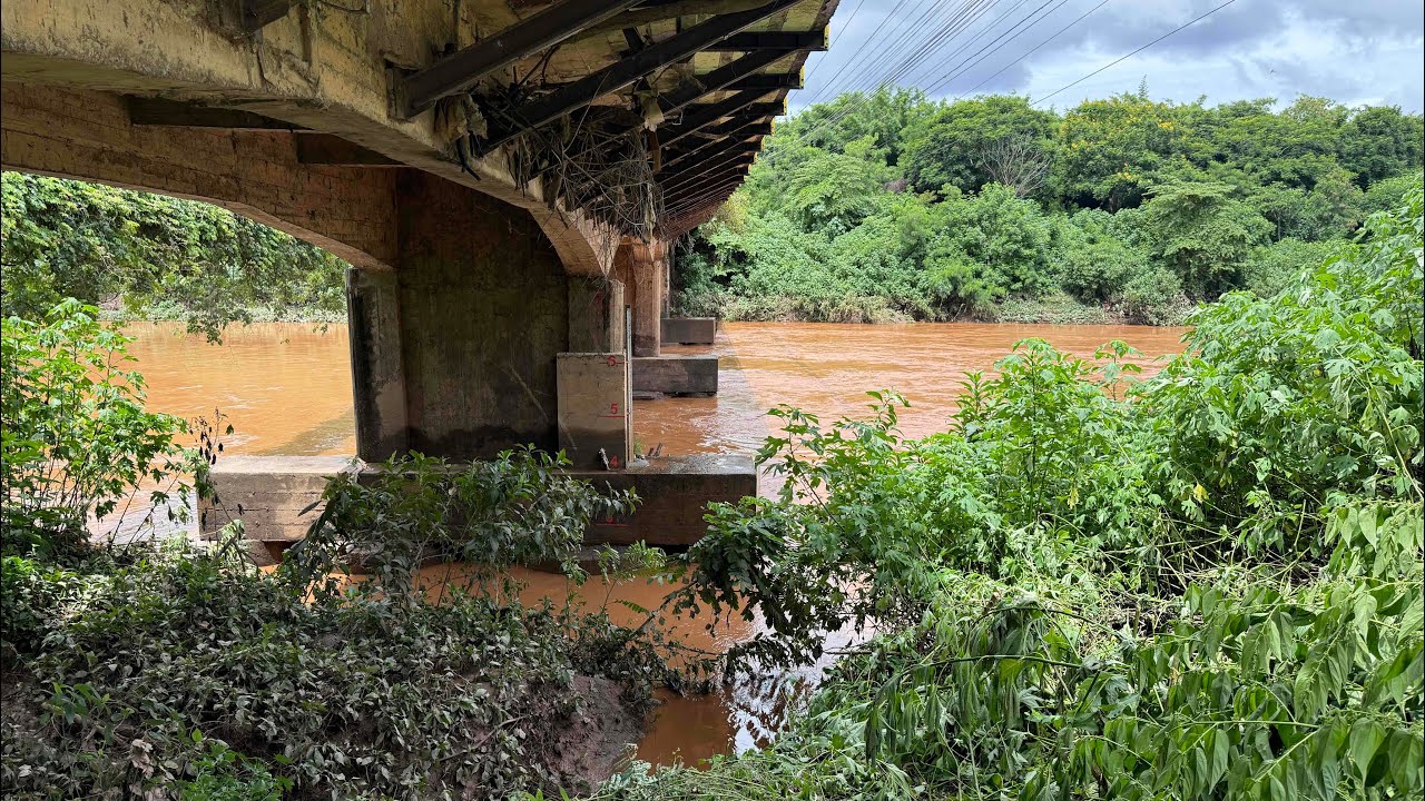 NÍVEL DO RIO DAS VELHAS EM SANTA LUZIA, NESTE SÁBADO (24/1)
