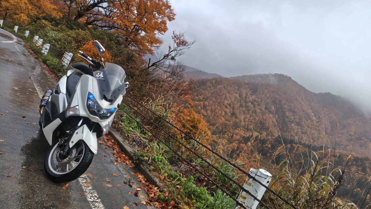 旅ろう④ガソリンスタンドがない🫣⚠️そして国道352号☔樹海ライン突入（前編）‼️🏍️