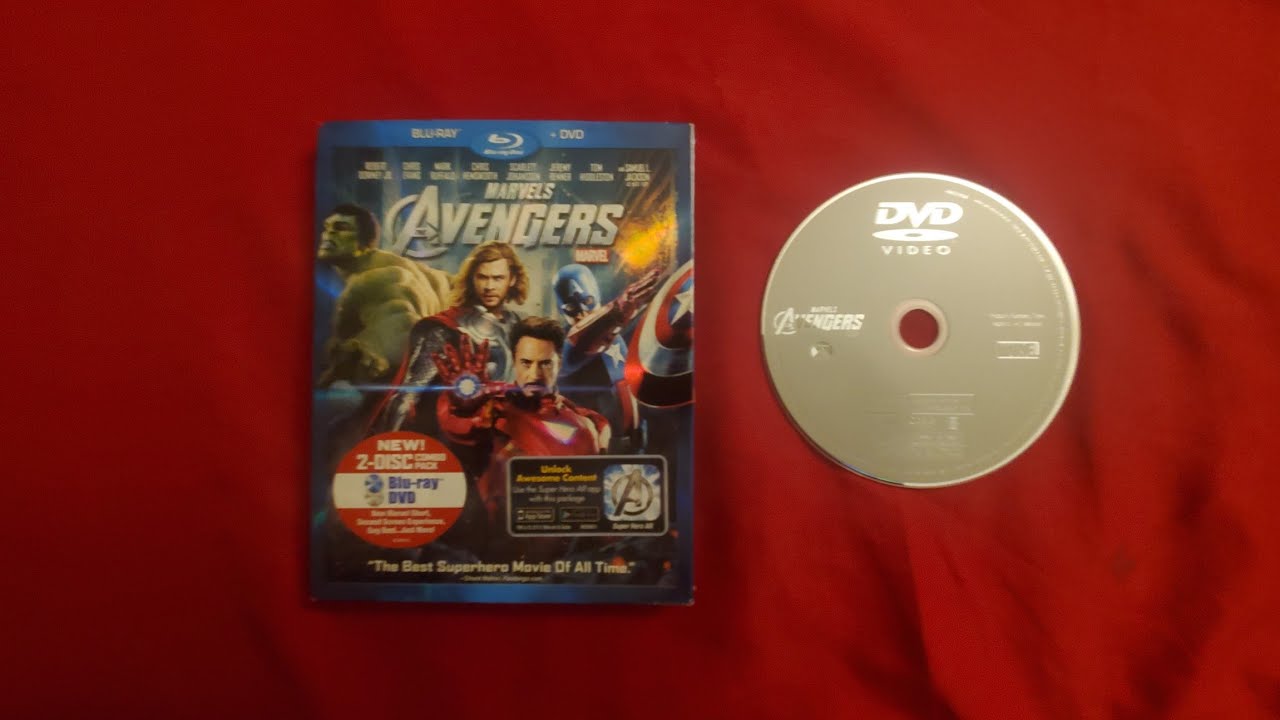 Opening to Marvel's The Avengers 2012 DVD