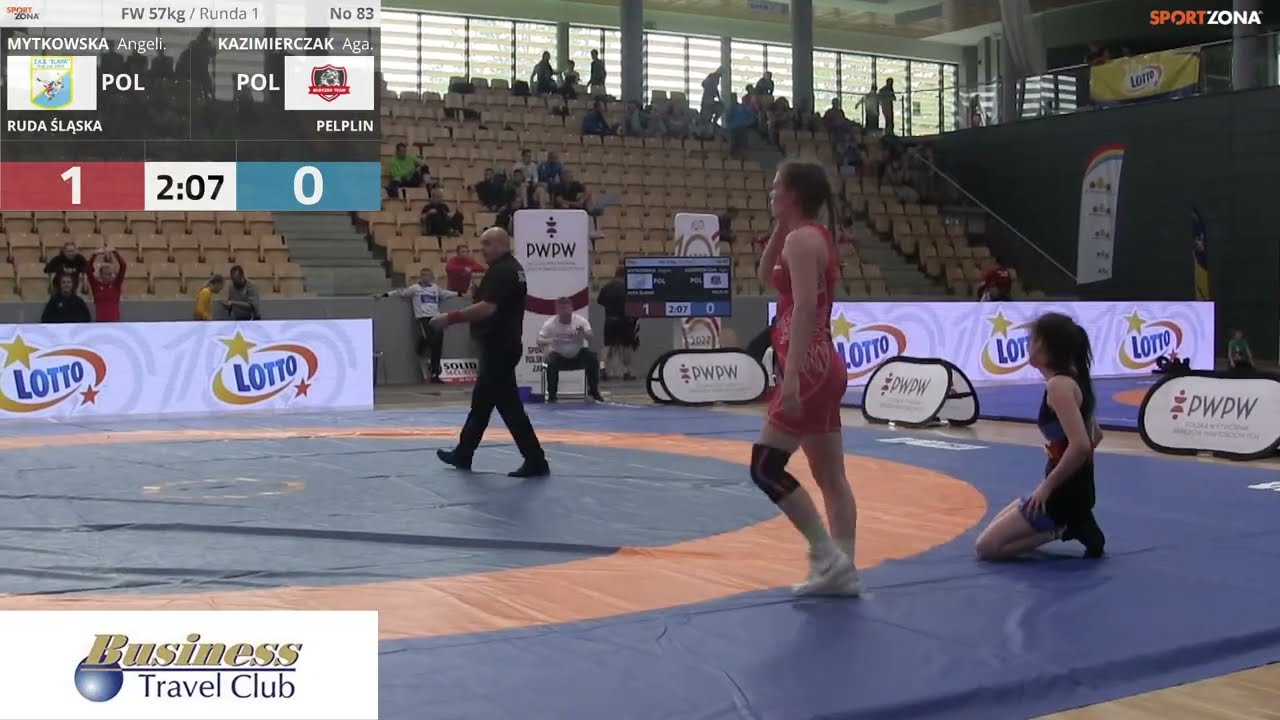ZAPASY - Mistrzostwa Polski seniorek i seniorów styl wolny - Bydgoszcz 2022 - Mata 2.
