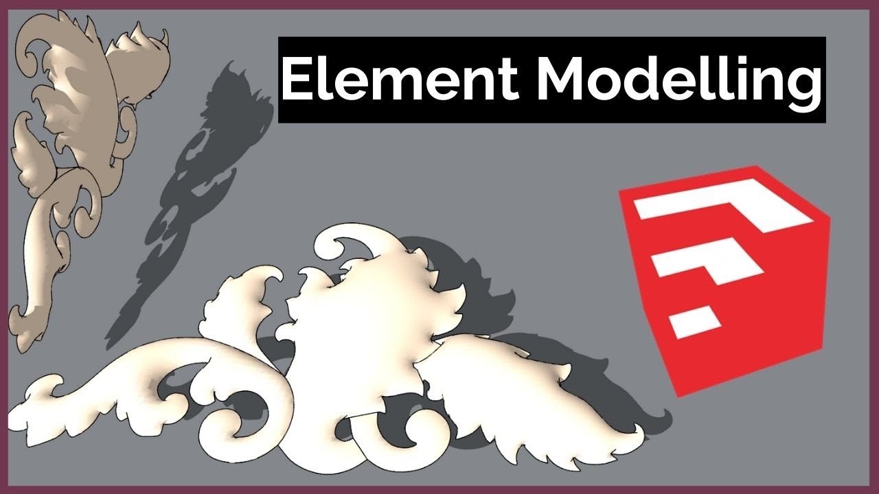 How to Model Plaster Decoration in SketchUp