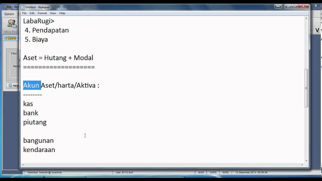 Tutorial Belajar Akuntansi Beeaccounting 1 untuk Pemula