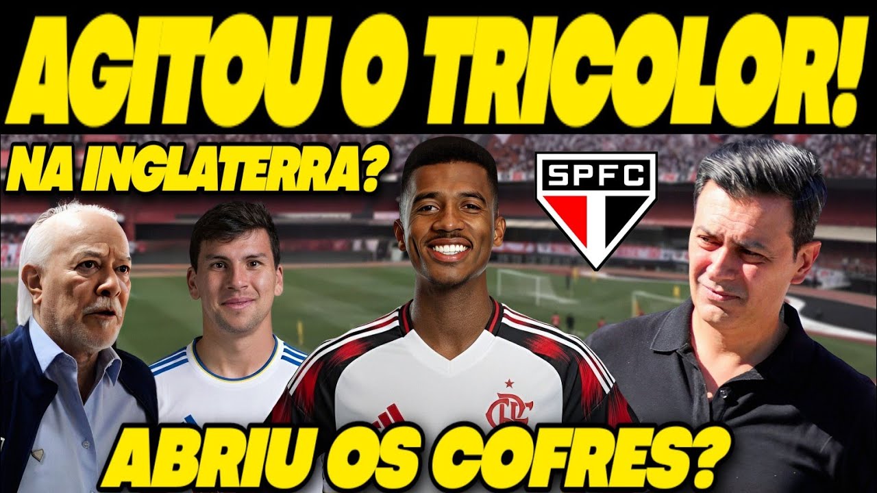 ESTOUROU A NOTÍCIA DO MOMENTO! MUDOU TUDO HOJE! MOVIMENTO GIGANTE POR VENDA DE JOGADOR NO SÃO PAULO 