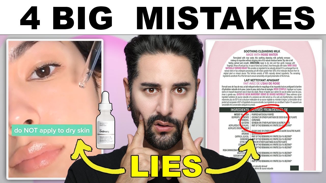 The 4 Skincare Mistakes Killing Your Routine 😩😱