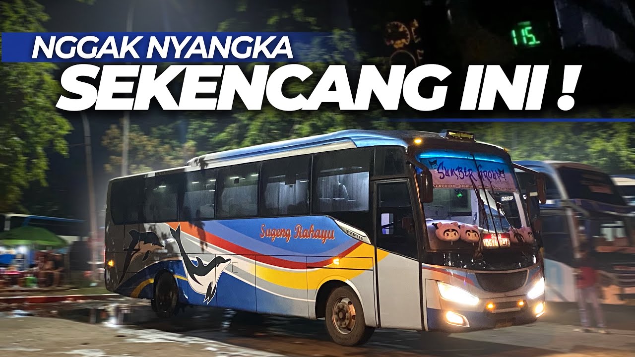 SPEEDNYA GOKIL, HAMPIR AJA NYUNDUL KENDARAAN DI DEPAN⁉️😮‍💨Trip Sugeng Rahayu 7341 Surabaya - Solo