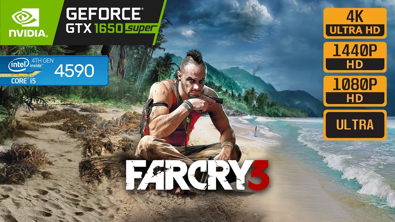 FAR CRY 3 - GTX 1650 SUPER - i5 4590