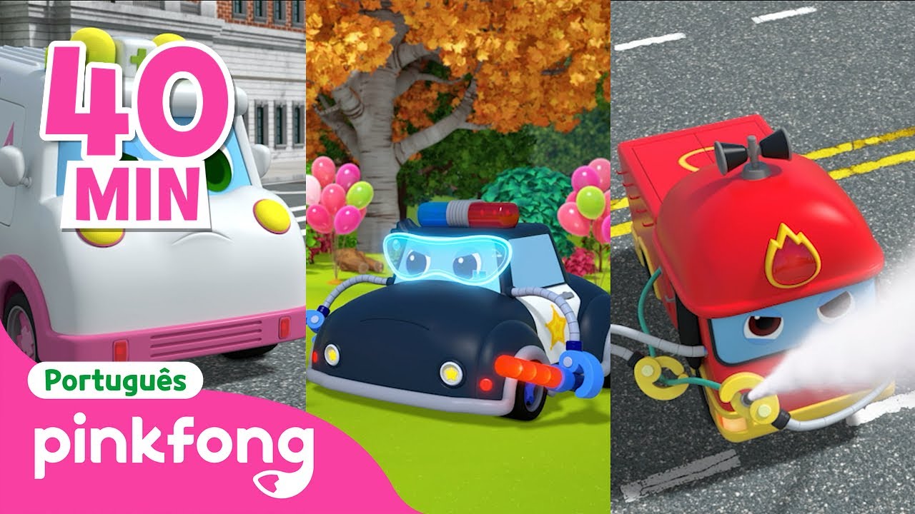 Vem cá, Super Time de Resgate!⚡ | + Completo | Pinkfong, Bebê Tubarão! Canções para Crianças