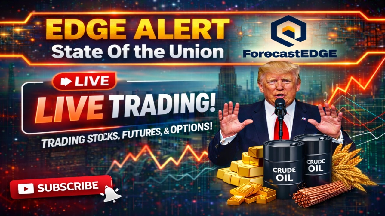 ForecastEDGE Live: EDGE ALERT Ep.13: SOTU #live #trading