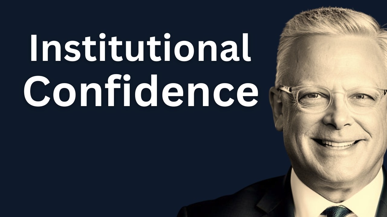 What Institutional Confidence Actually Feels Like
