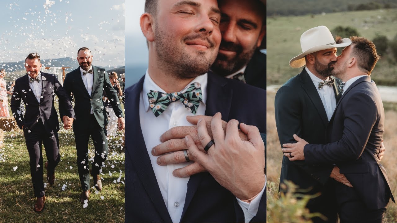 BEAUTIFUL GAY COUNTRY WEDDING in Australia