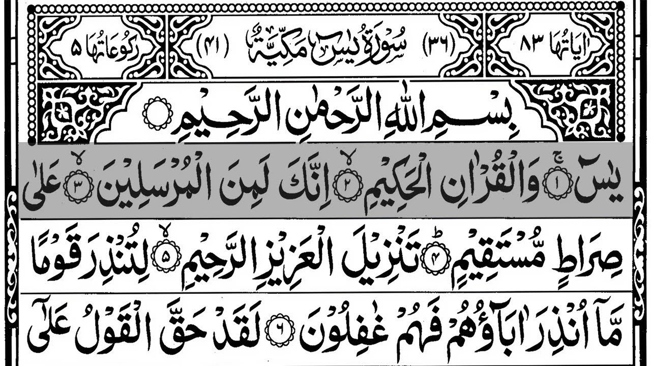 Surah Yasin (Surah Yaseen Full) | سورۃ یس ☘️ Best Quran Recitation By Sheikh Alaa Aqel |Ep 7