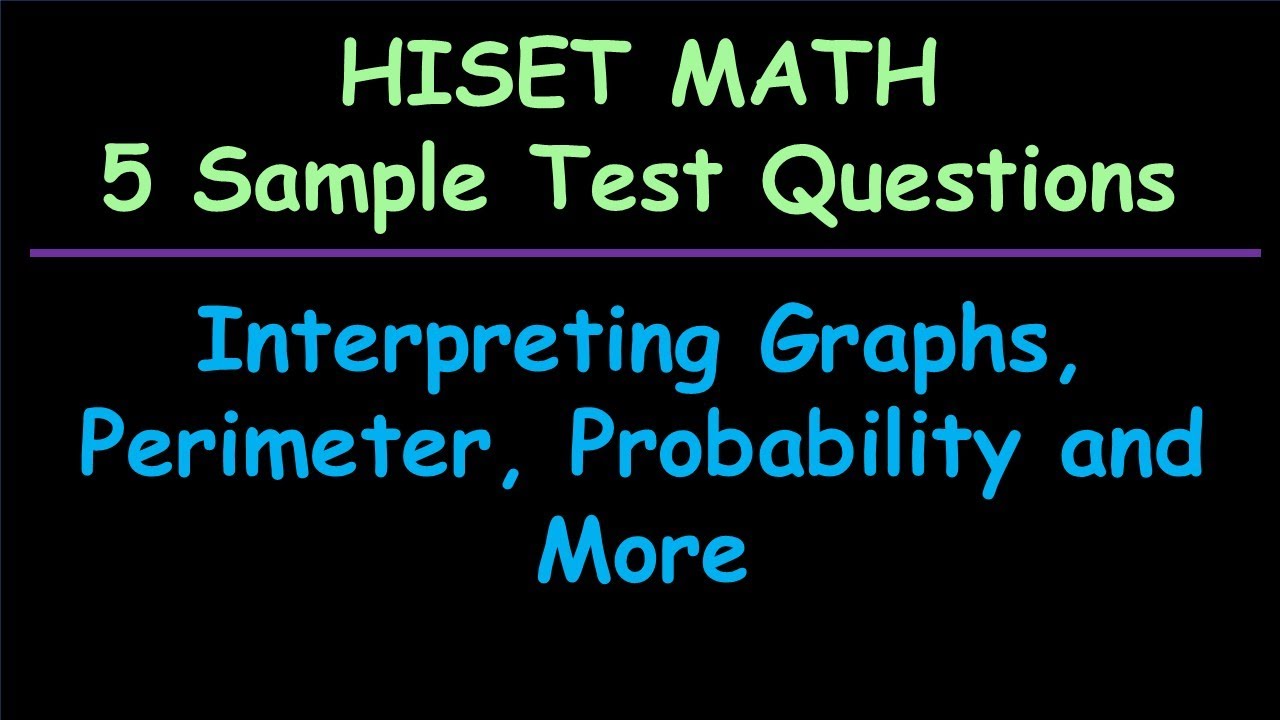HISET Math: 5 Sample Test Questions