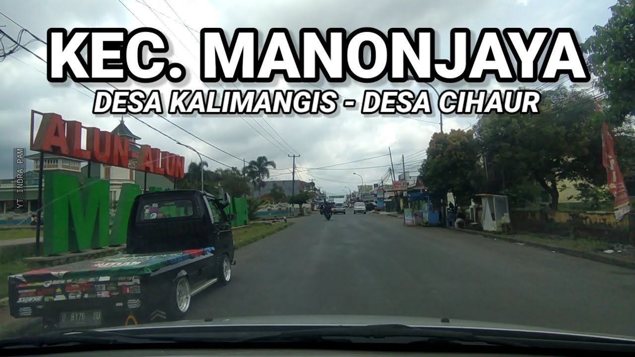 SUASANA JALAN HARI PERTAMA LEBARAN DI KECAMATAN MANONJAYA KABUPATEN TASIKMALAYA 2022