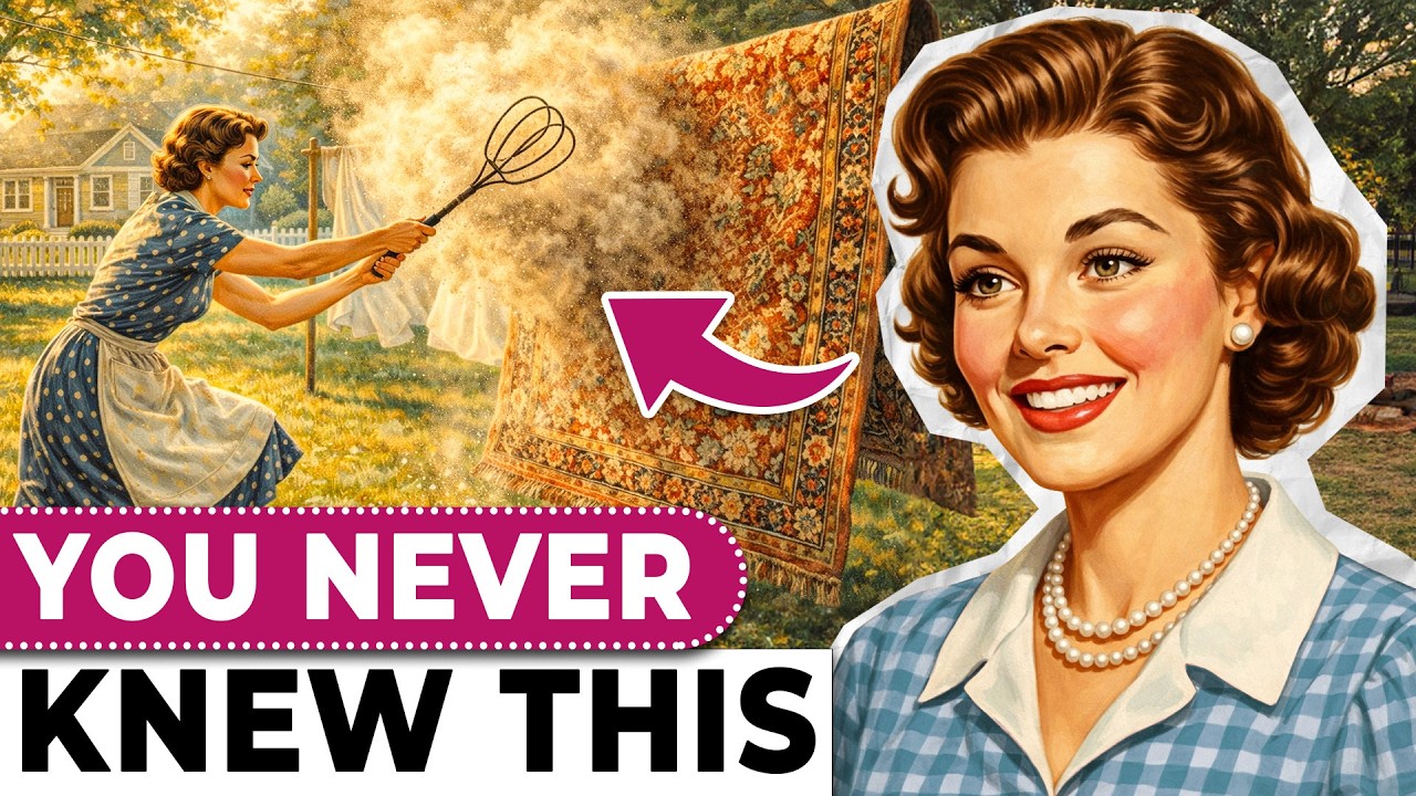 15 Forgotten Chores Every 1950s Housewife Did Weekly