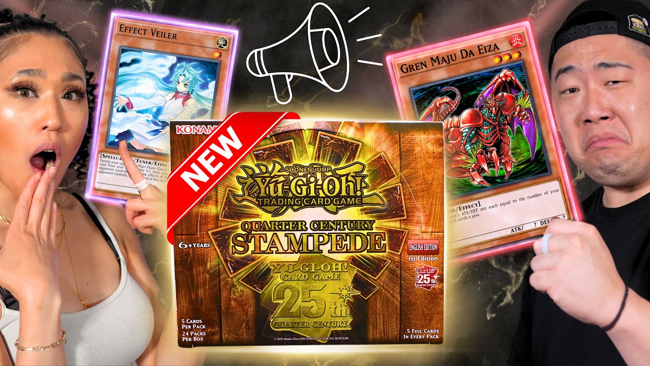 WE OPENED NEW Yu-Gi-Oh! Set QUARTER CENTURY STAMPEDE and PULLED IT!