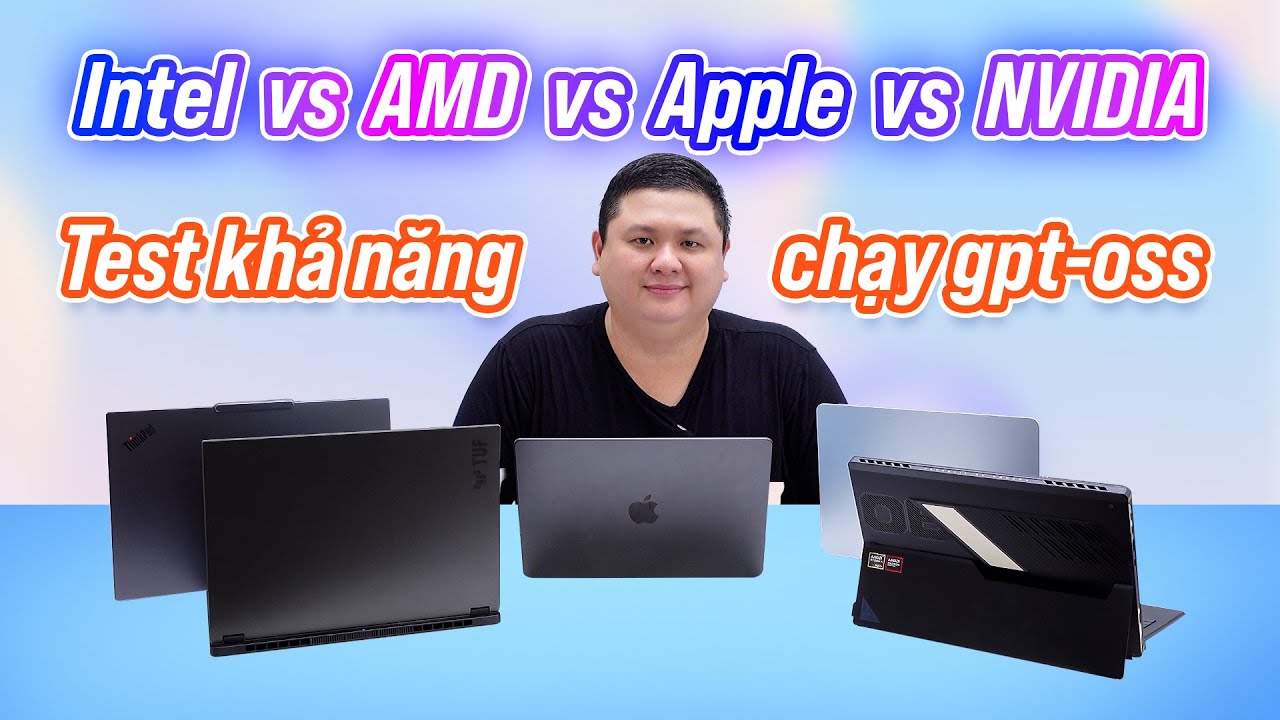Laptop RAM 16GB đến 128GB thử chạy test gpt-oss-20B và -120B
