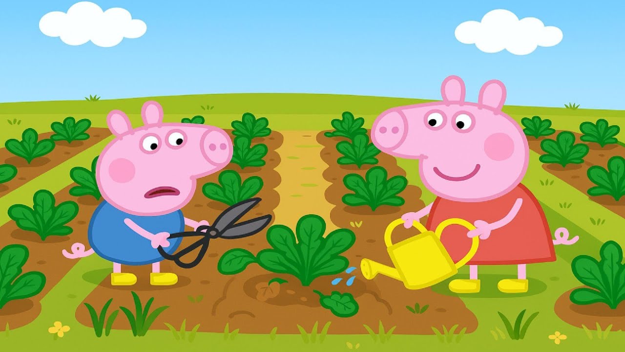 Peppa Pig : The Garden Went WRONG!😱🌱Peppa & George’s BIG Farming Surprise! 🚿✂️ | Peppa Pig Animation