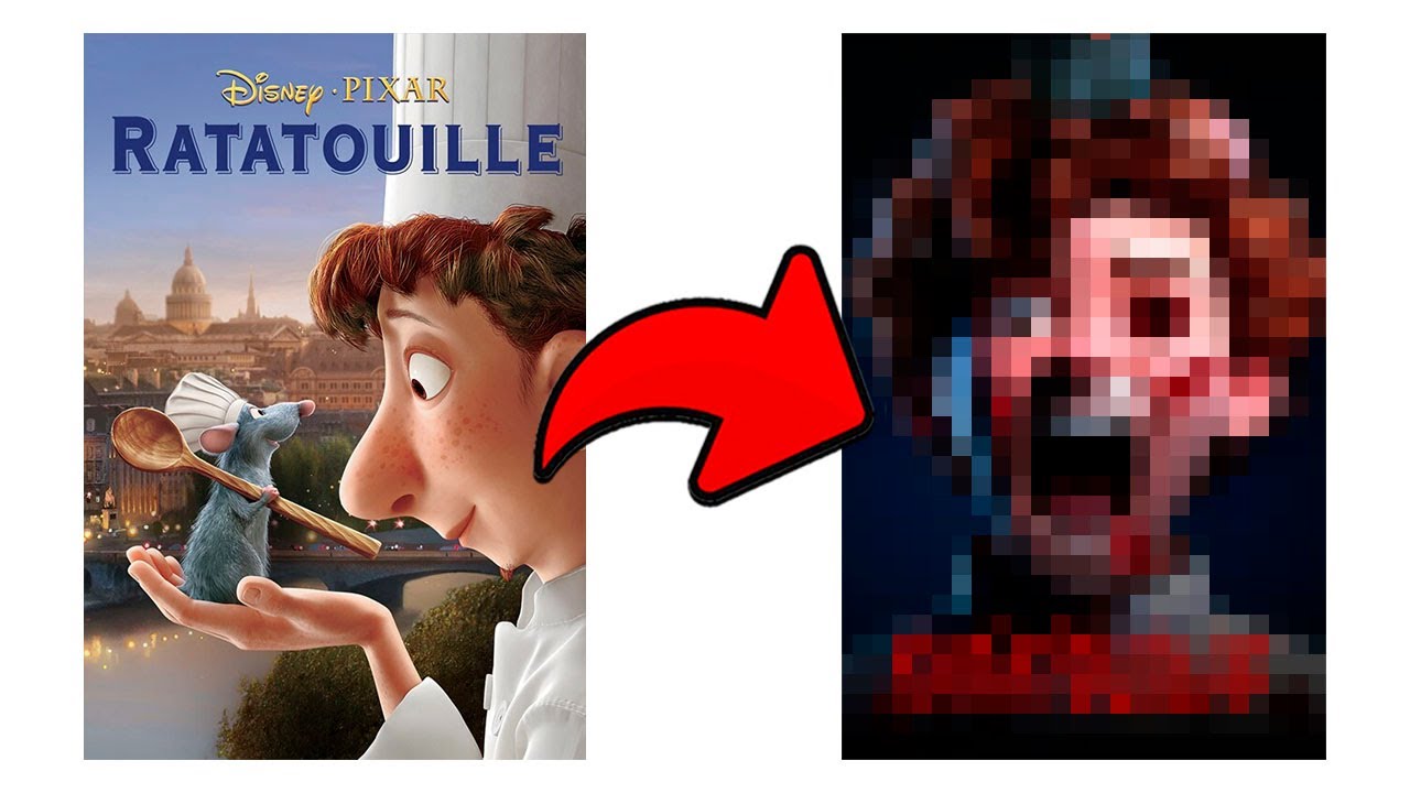 Turning Kids' Movie Posters into Horror
