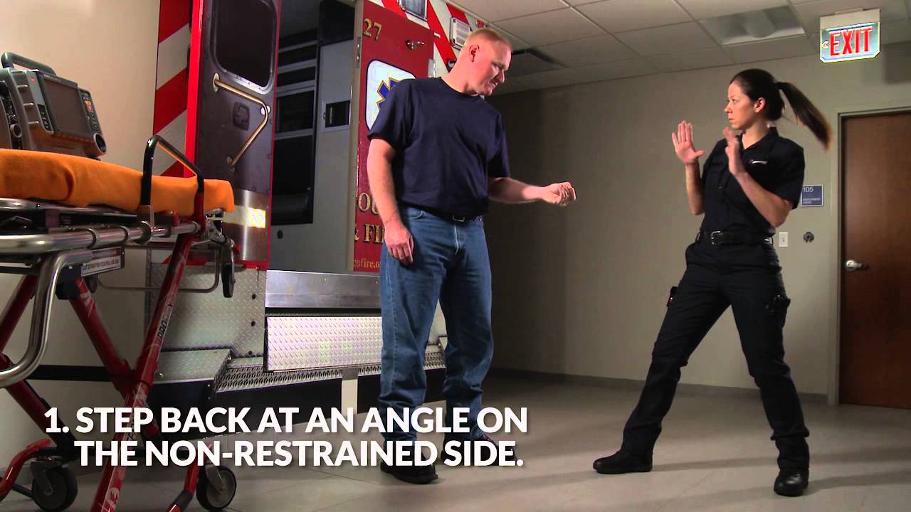 Escaping Violent Encounters:  EMS Defensive Tactics #2 -  Same Side Wrist Grab