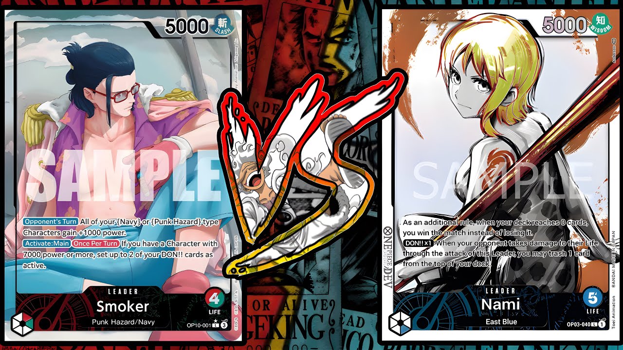 R/G Smoker VS Nami | One Piece TCG | OP10 Tournament Gameplay
