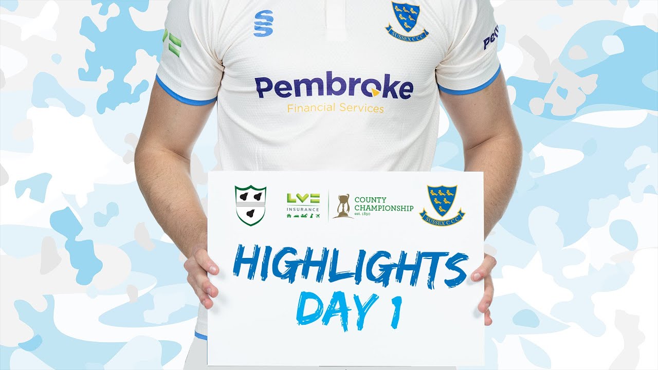 Ollie Robinson takes SEVEN wickets | Day one highlights v Worcestershire