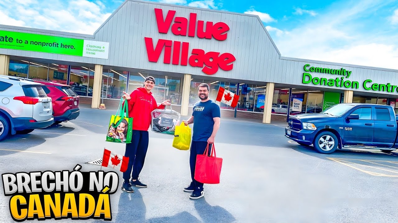 BRECHÓ NO CANADÁ ! LOJA DE USADOS VALUE VILLAGE! VALE A PENA?