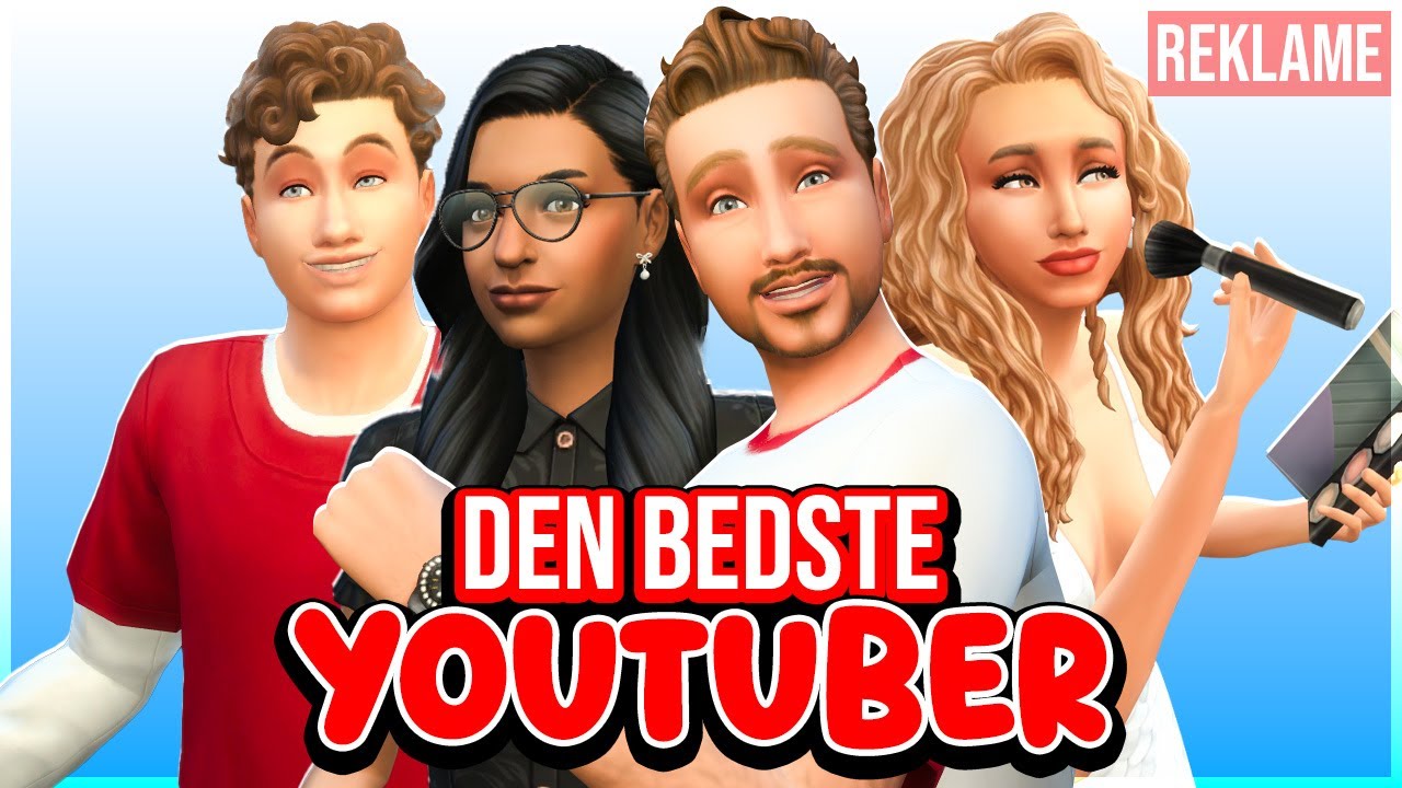 Hvem er DEN BEDSTE YOUTUBER i The Sims?