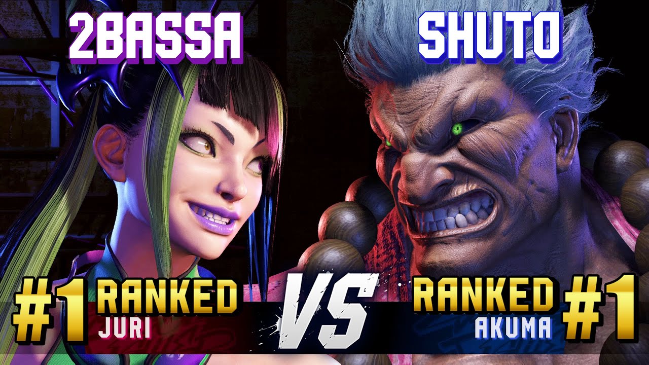 SF6 ▰ 2BASSA (#1 Ranked Juri) vs SHUTO (#1 Ranked Akuma) ▰ High Level Gameplay