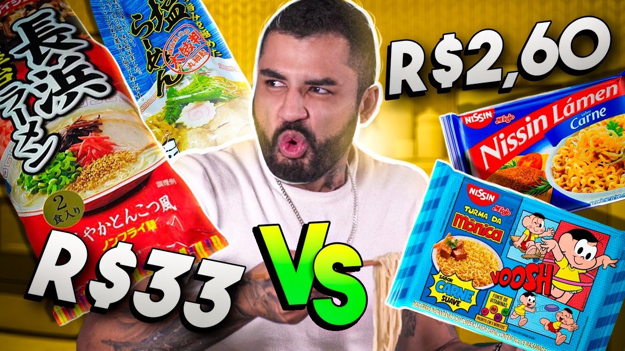MIOJO JAPON&Ecirc;S 30 REAIS VS MIOJO BRASILEIRO 2 REAIS!
