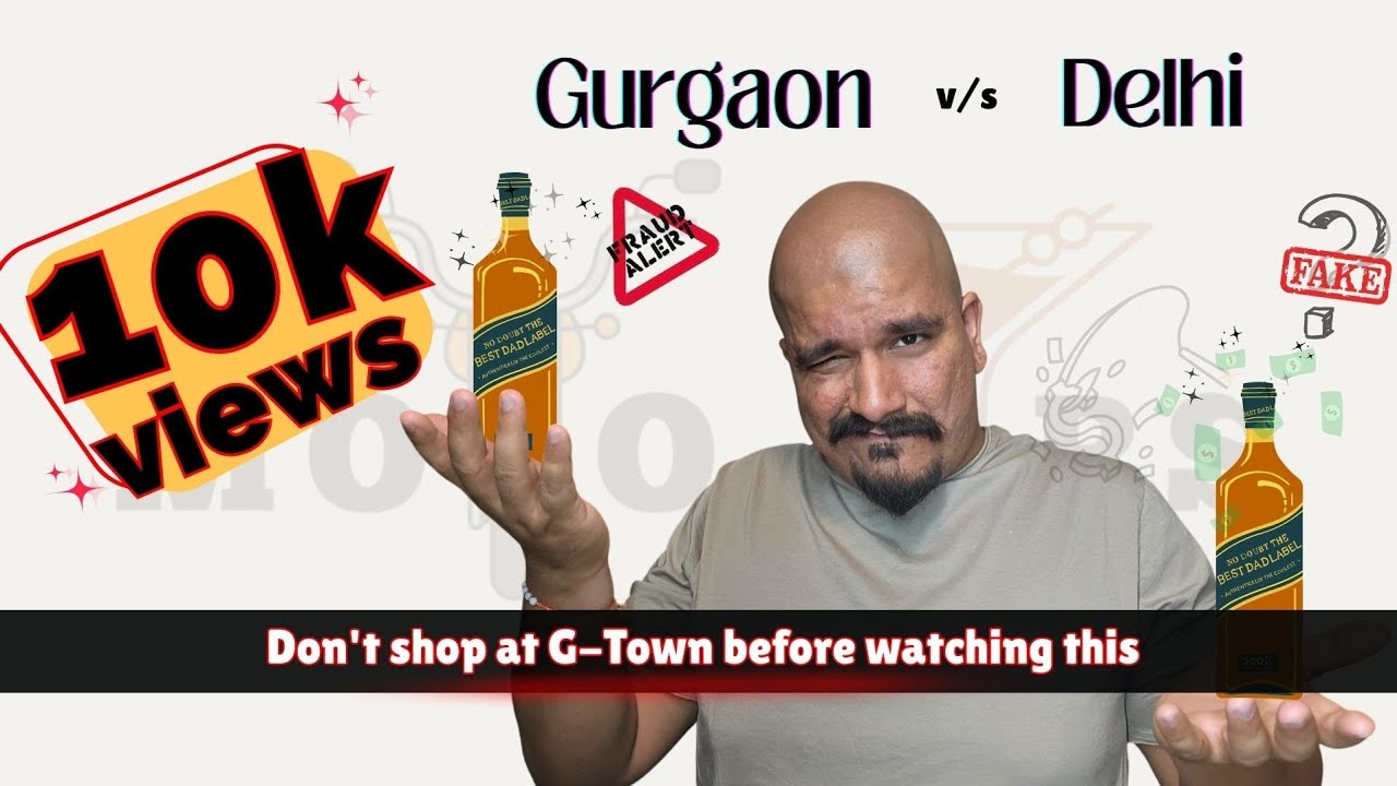 FAKE Gurgaon Alcohol Tested - JW Black Label | GTown Bristol
