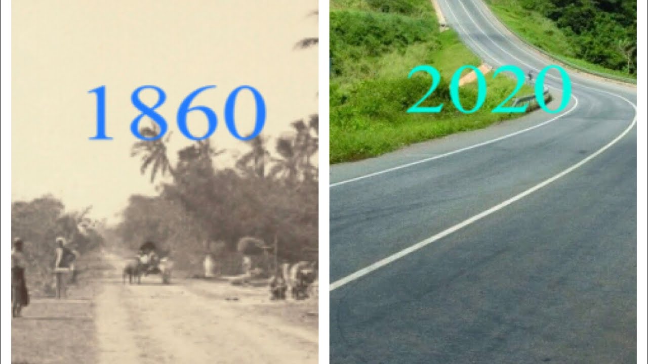 Evolution Of Roads 1860-2020