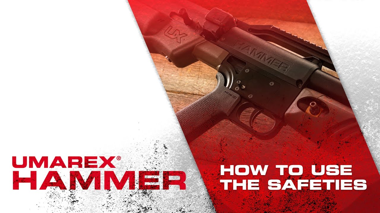 How To Use the Safeties : Umarex Hammer Air Rifle