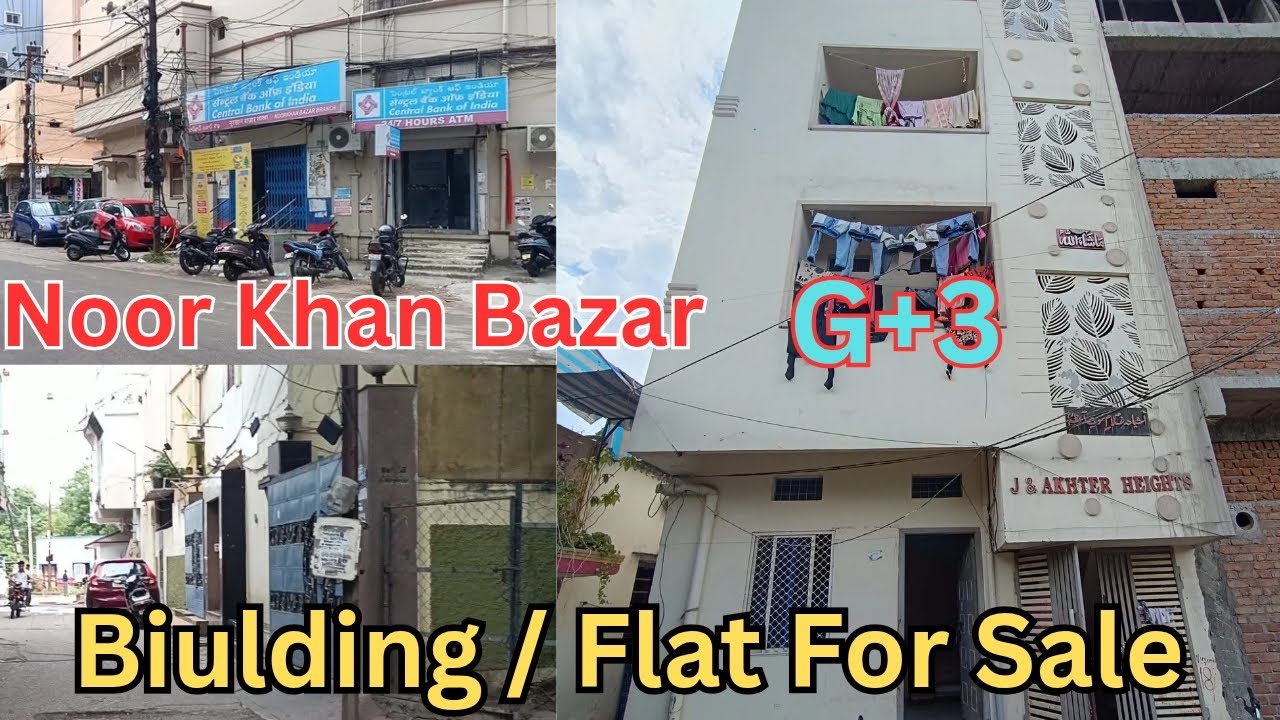 Biulding G+3 / Flat For Sale at. Noor Khan Bazar, Contact. Woner 8179646604 Hyderabad TS. 