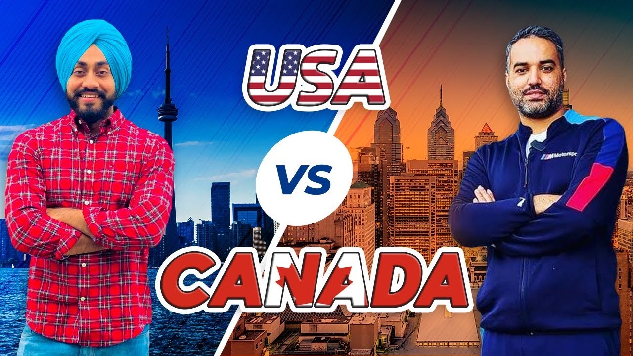 🔥🇨🇦CANADA vs USA🇺🇸🔥ਅਮਰੀਕਾ ਆਉਣ ਦਾ ਸੌਖਾ ਤਰੀਕਾ ਕਿਹੜਾ ਤੇ ਕਿਸ ਕੰਮ ਵਿਚ ਹੈ ਵੱਧ ਕਮਾਈ by@NavtejAthwal