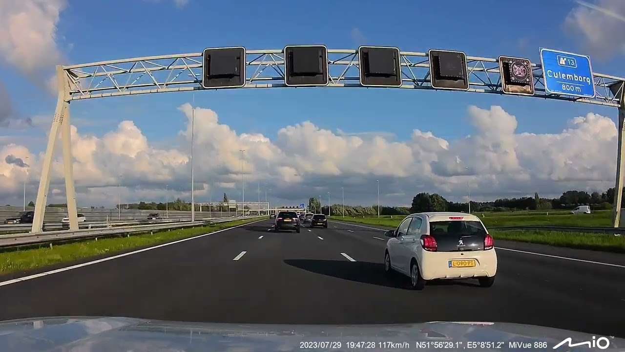 Knooppunt Oudenrijn naar knooppunt Vught