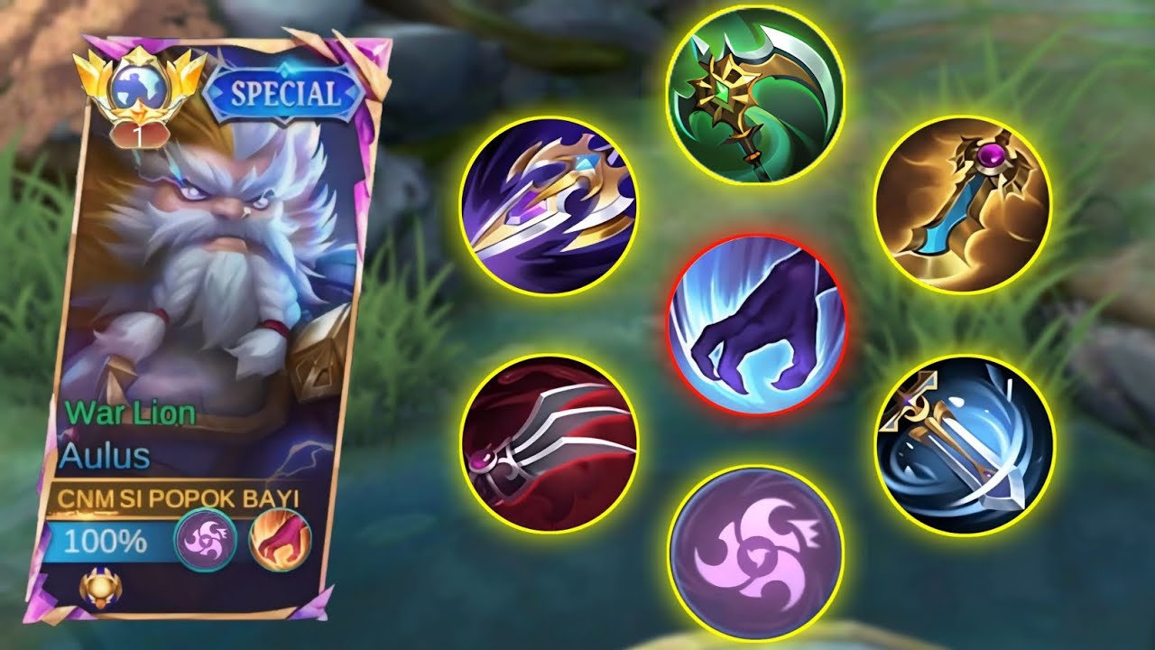 NEW BUILD & EMBLEM TERSAKIT AULUS YANG BIKIN MUSUH KETAR KETIR | MOBILE LEGENDS