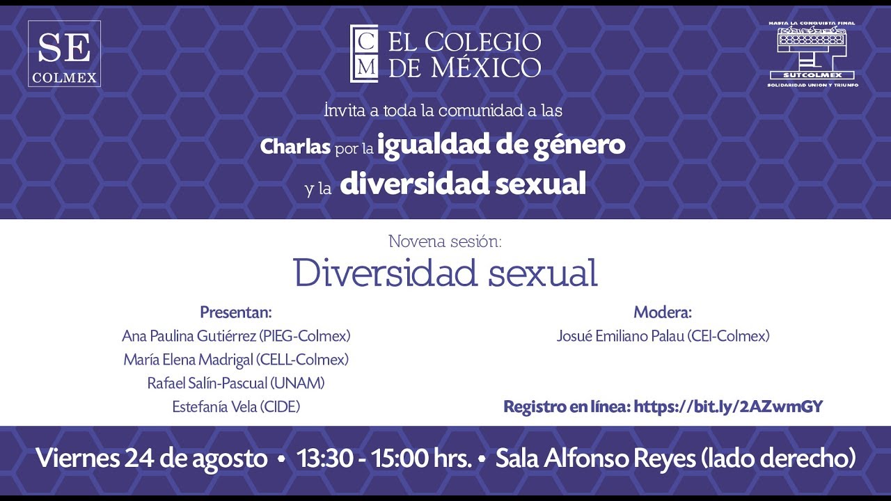 Charlas por la igualdad de género y la diversidad sexual: Diversidad sexual