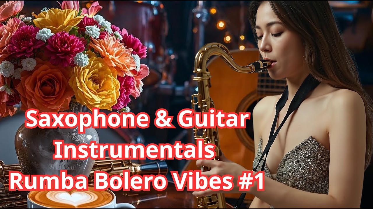 Nhạc Hòa Tấu 4k - Saxophone & Guitar Instrumentals – Rumba Bolero Vibes #1