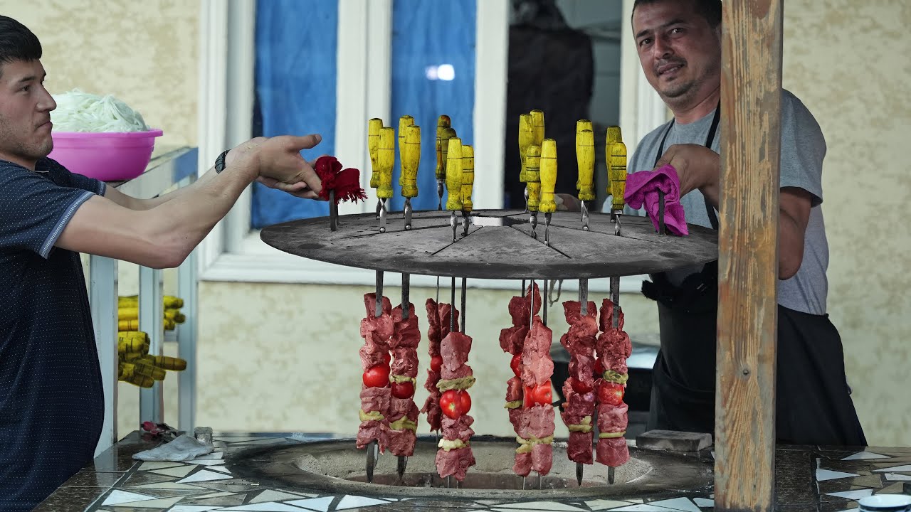 Massive Tandoori Sheekh Kebab  - Beef Tandoori Shashlik Kebab - Delicious Street Foods