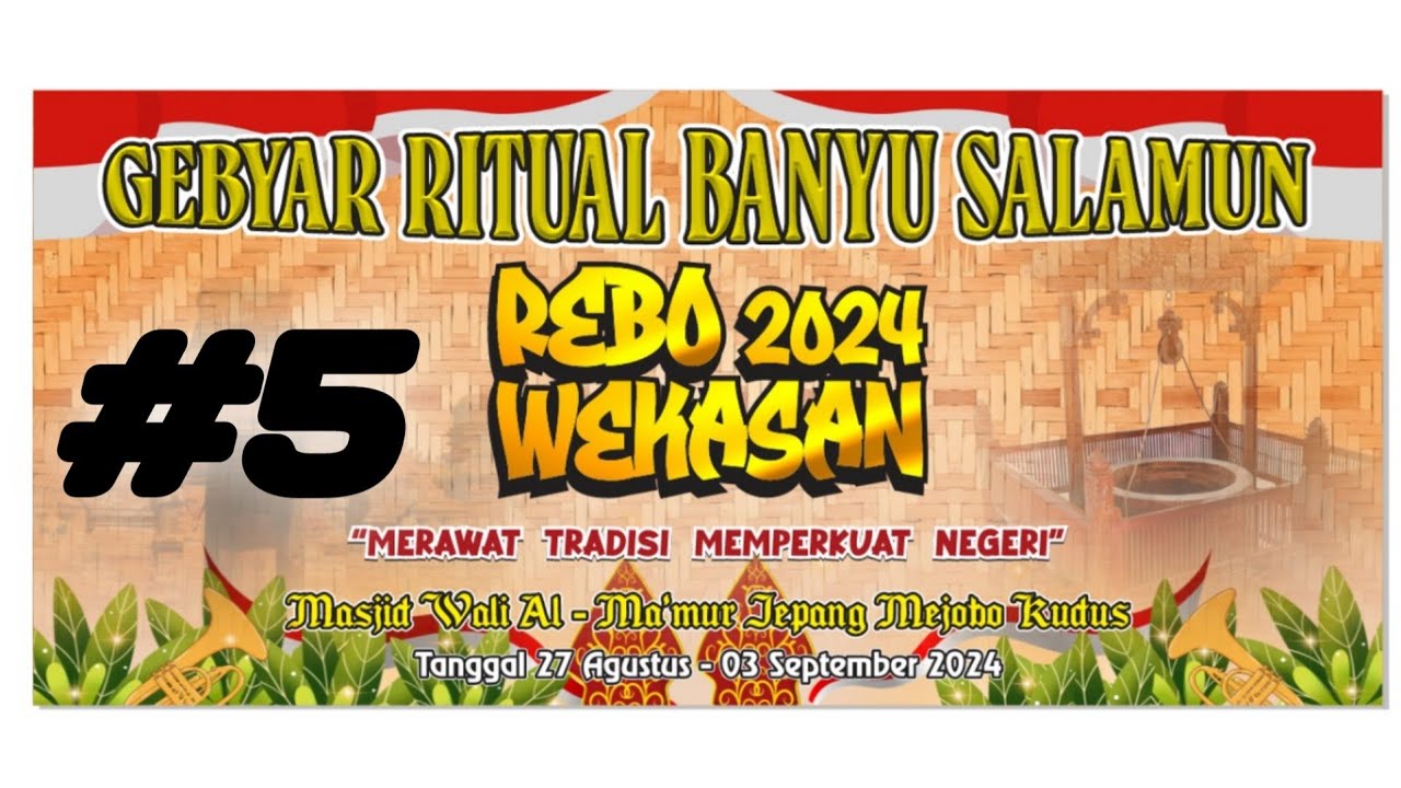 🔴 HARI KE 5 PENTAS SENI REBO WEKASAN || MASJID JAMI' WALI AL-MA'MUR