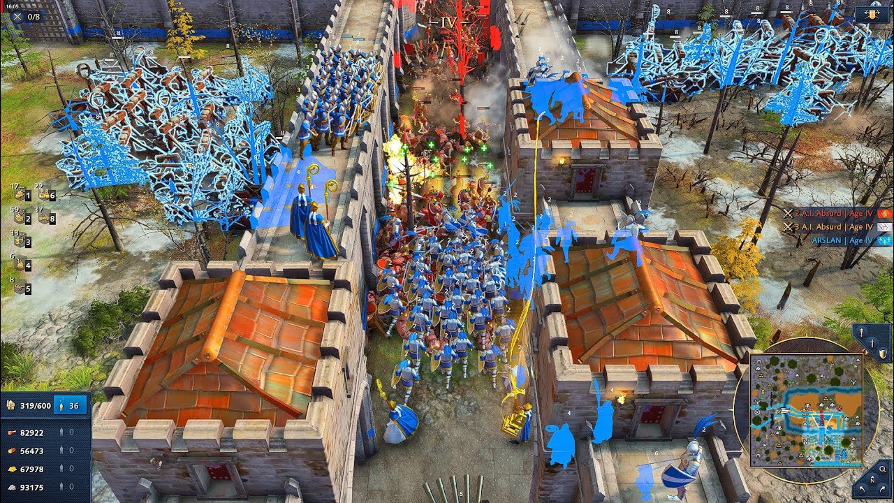 Age Of Empires 4 | French Siege Supremacy - Beating Golden Horde & Chinese | AoE4 Epic Battle