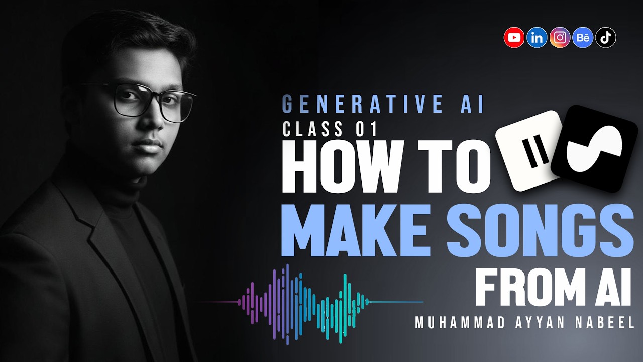 GENERATIVE AI | CLASS 01 | HOW TO GENERATE SONGS USING AI
